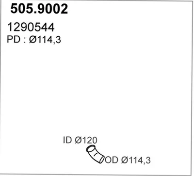 Auspuffrohr ASSO 505,902
