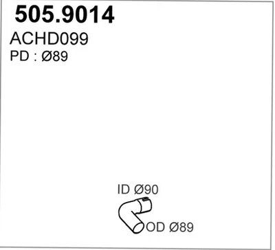 Auspuffrohr ASSO 505.9014