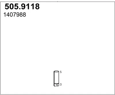 Auspuffrohr ASSO 505,9118