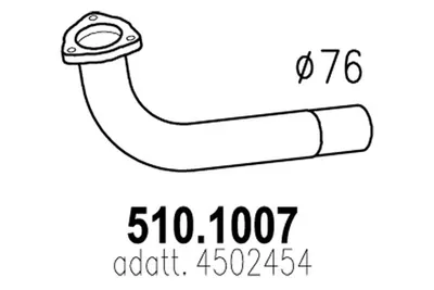 Auspuffrohr ASSO 510.1007