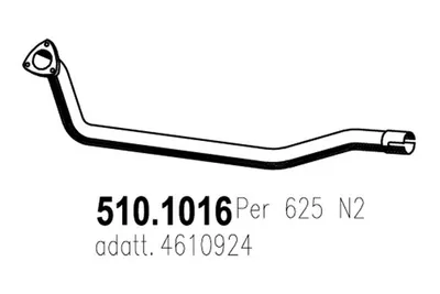 Auspuffrohr ASSO 510.1016