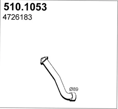 Abgasschlauch ASSO 510.1053