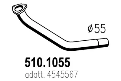 Auspuffrohr ASSO 510.1055