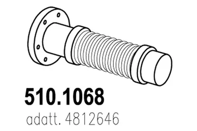Auspuffrohr ASSO 510.1068