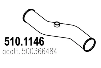 Auspuffrohr ASSO 510.1146