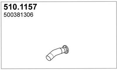 Auspuffrohr ASSO 510.1157