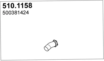 Auspuffrohr ASSO 510.1158
