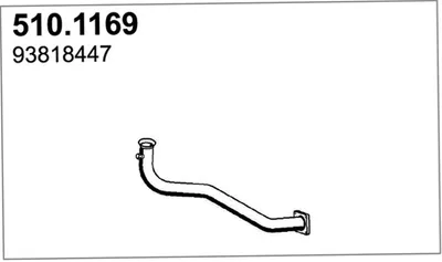 Auspuffrohr ASSO 510.1169