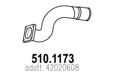 Auspuffrohr ASSO 510.1173