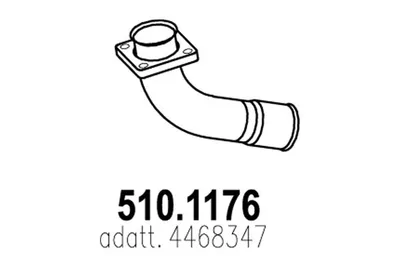 Auspuffrohr ASSO 510.1176