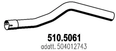 Auspuffrohr ASSO 510.5061