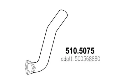 Auspuffrohr ASSO 510.5075