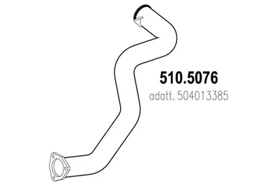 Auspuffrohr ASSO 510.5076