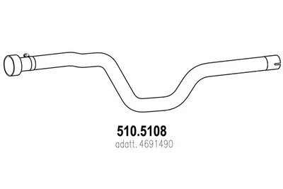 Auspuffrohr ASSO 510,5108
