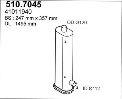 Zentral- und Oberschalldämpfer ASSO 510.7045