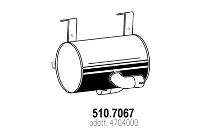 Zentral- und Außenschalldämpfer ASSO 510.7067