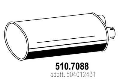 Zentral- und Außenschalldämpfer ASSO 510.7088