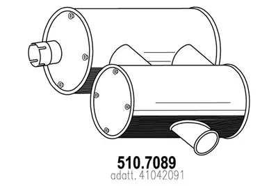 Zentral- und Oberschalldämpfer ASSO 510.7089