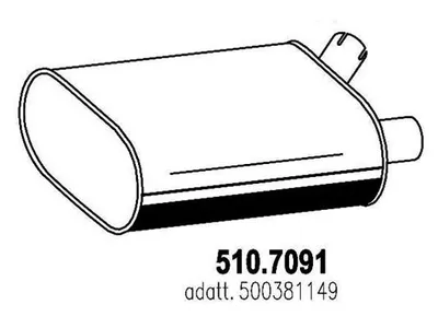 Zentral- und Oberschalldämpfer ASSO 510.7091