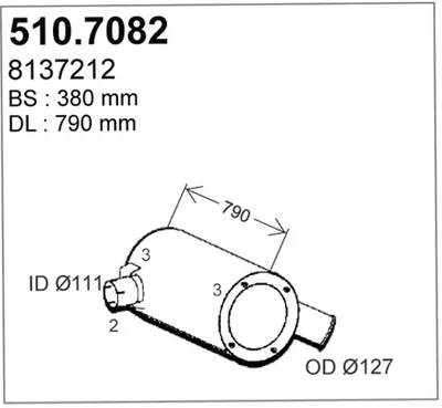 Zentral- und Oberschalldämpfer ASSO 510.7092