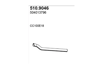 Auspuffrohr ASSO 510.9046
