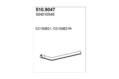 Auspuffrohr ASSO 510.9047