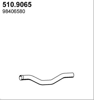 Auspuffrohr ASSO 510.9065