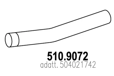 Auspuffrohr ASSO 510.9072