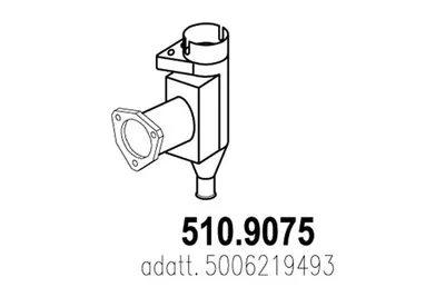 Auspuffrohr ASSO 510.9075