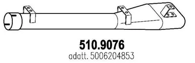 Auspuffrohr ASSO 510.9076