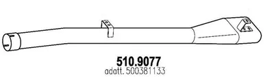Auspuffrohr ASSO 510.9077
