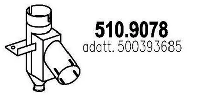 Auspuffrohr ASSO 510.9078