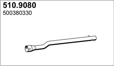 Auspuffrohr ASSO 510.9080