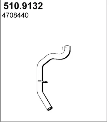Escape-Tube ASSO 510.9132