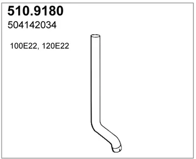Auspuffrohr ASSO 510.9180