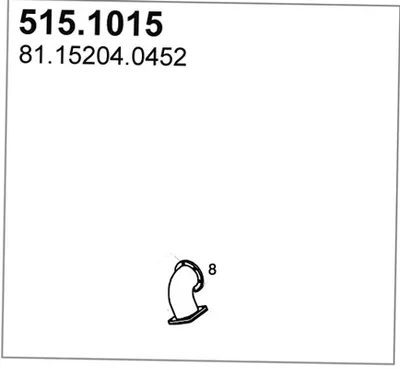 Auspuffrohr ASSO 515.1015