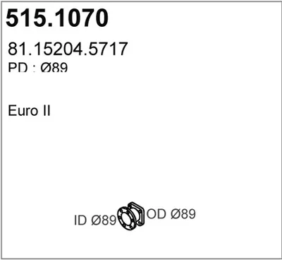 Auspuffrohr ASSO 515.1070