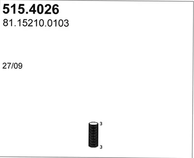 Flexible Verbindung, Abgas ASSO 515.4026
