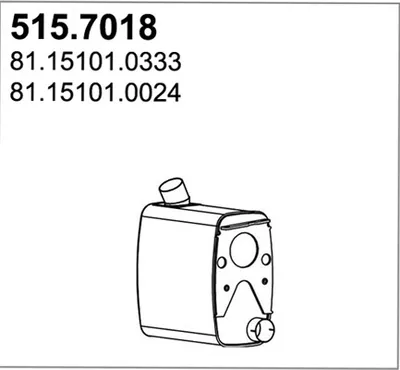 Zentral- und Oberschalldämpfer ASSO 515.7018