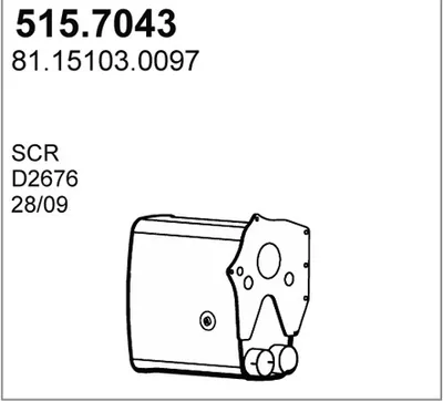 Zentral- und Oberschalldämpfer ASSO 515.7043