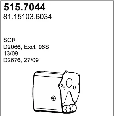 Zentral- und Oberschalldämpfer ASSO 515.7044