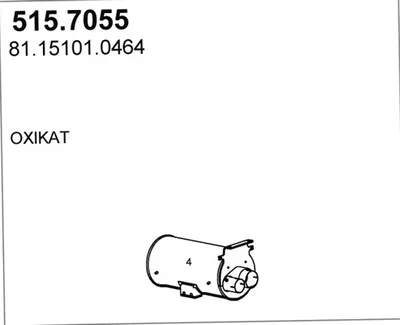 Zentral- und Oberschalldämpfer ASSO 515.7055