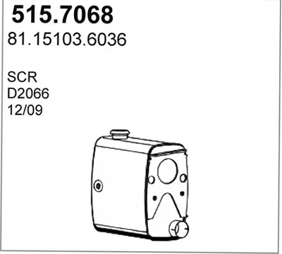 Zentral- und Oberschalldämpfer ASSO 515.7068