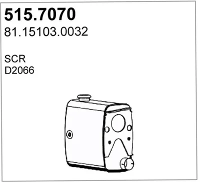 Zentral- und Oberschalldämpfer ASSO 515.7070