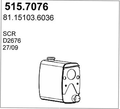 Zentral- und Oberschalldämpfer ASSO 515.7076