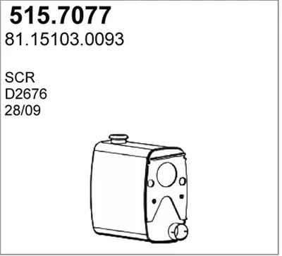 Zentral- und Oberschalldämpfer ASSO 515.7077