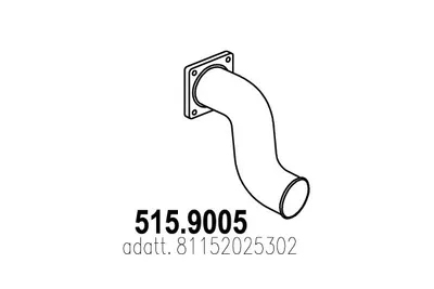 Auspuffrohr ASSO 515.9005