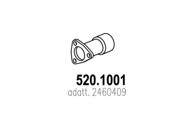 Auspuffrohr ASSO 520.1001