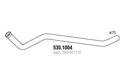 Auspuffrohr ASSO 530,004