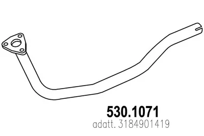 Auspuffrohr ASSO 530.1071